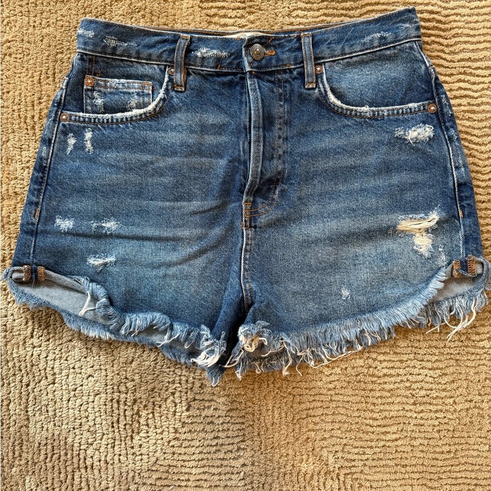 We the Free  Denim Distressed Women Shorts